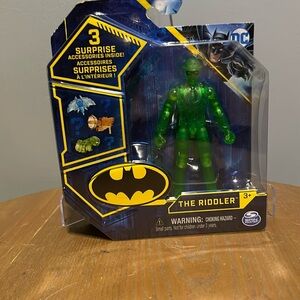 Spin Master 1st Edition The Riddler Green Clear Super Rare.